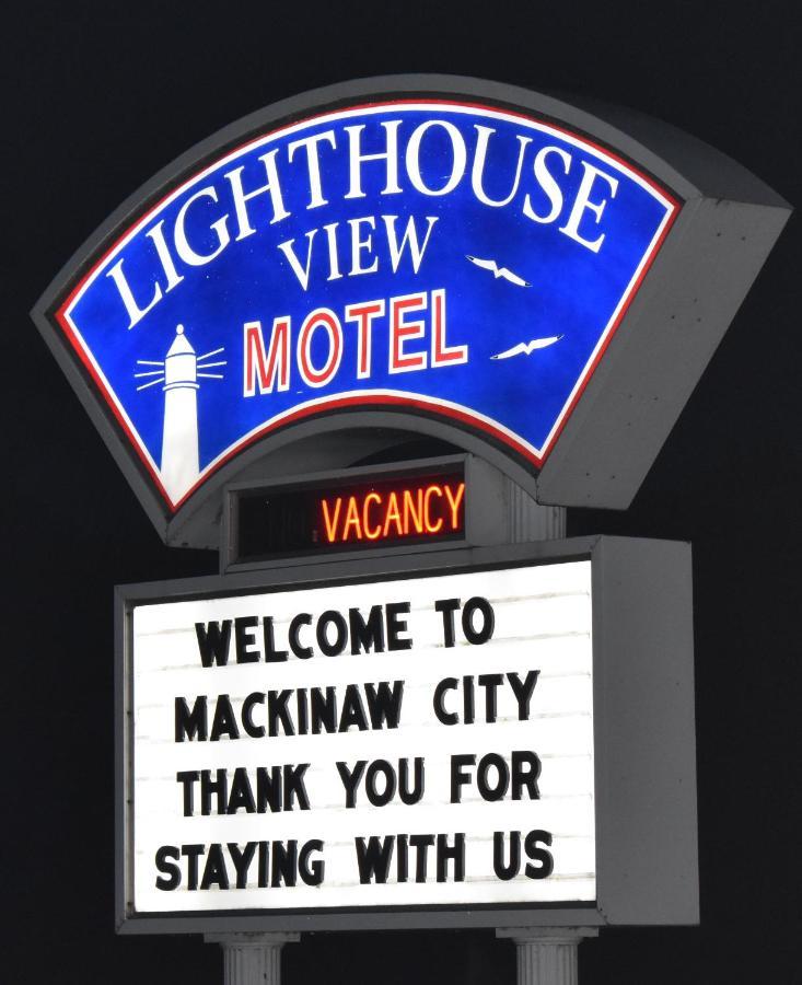 Lighthouse View Motel Mackinaw Stadt Exterior foto