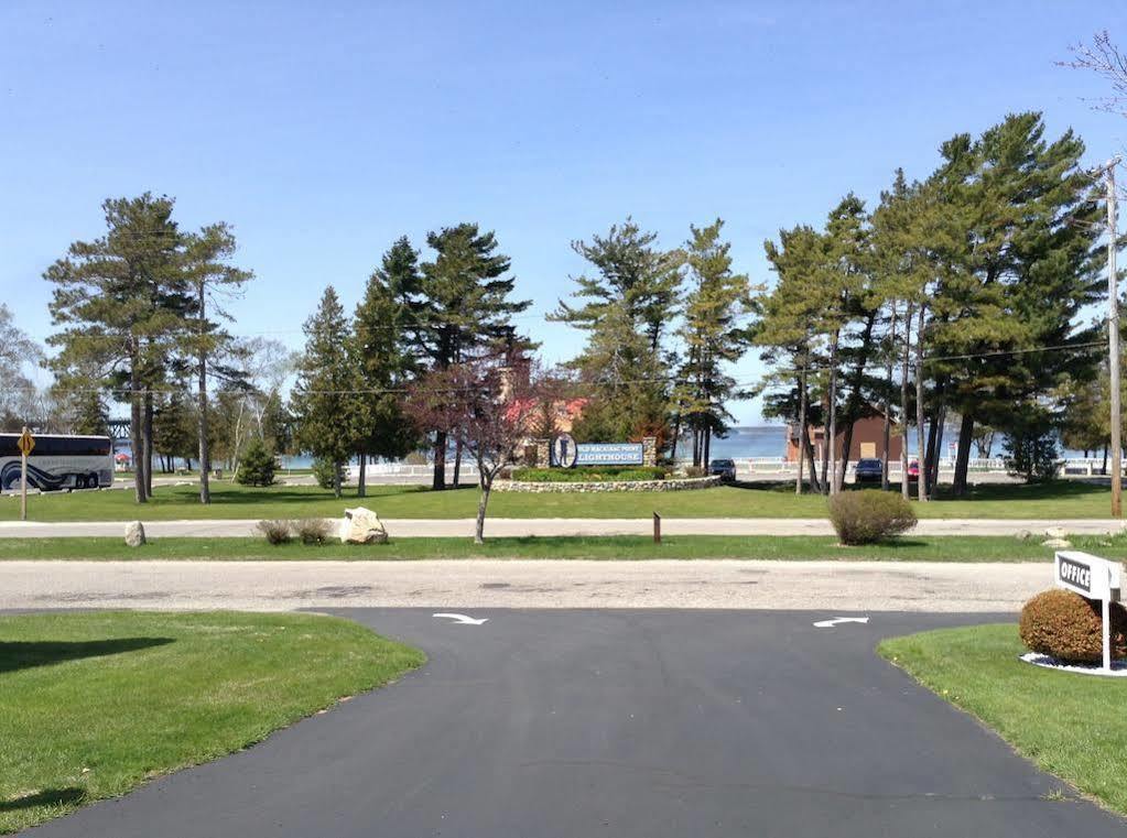 Lighthouse View Motel Mackinaw Stadt Exterior foto